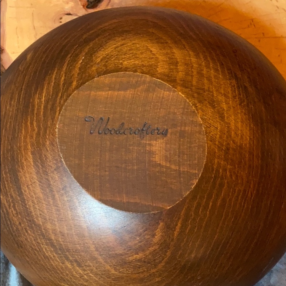 Woodcrafters Wooden Bowl with Handle - Picture 7 of 16